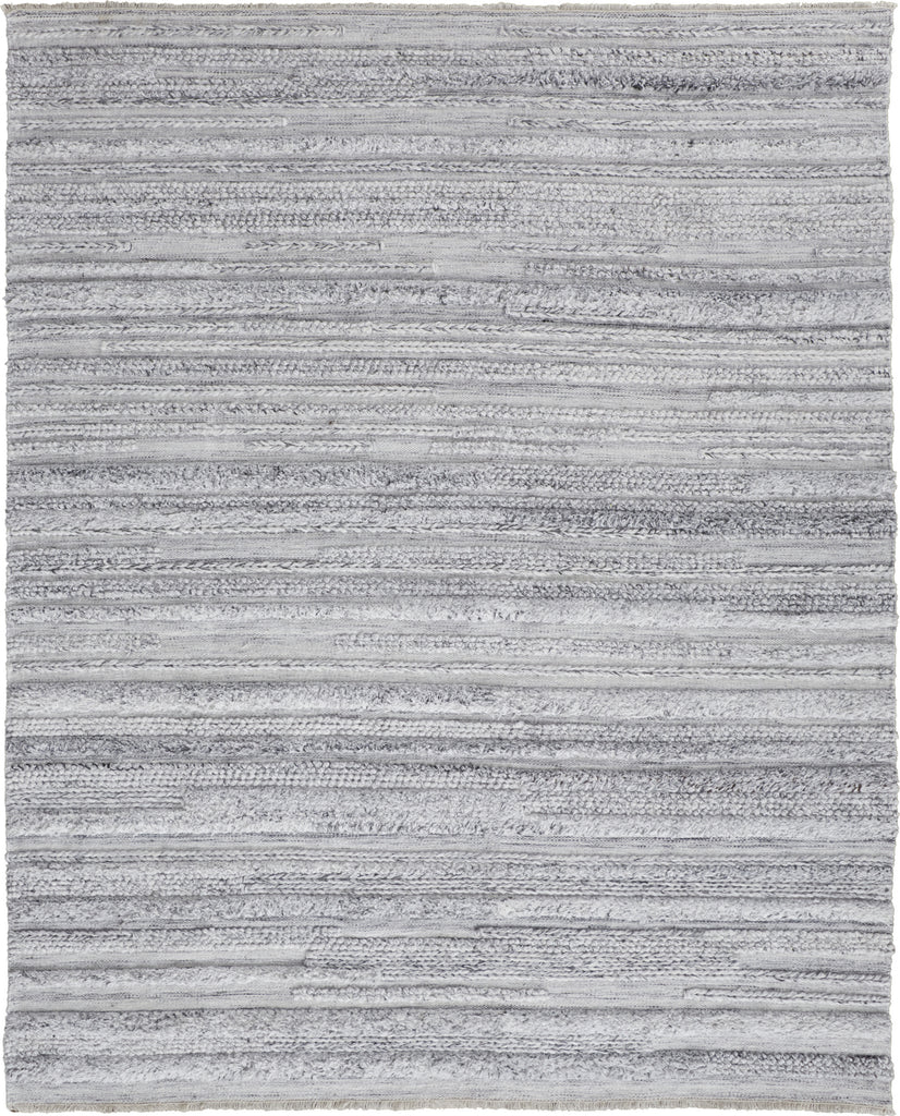 Feizy Alden 8637F Gray Area Rug by Thom Filicia