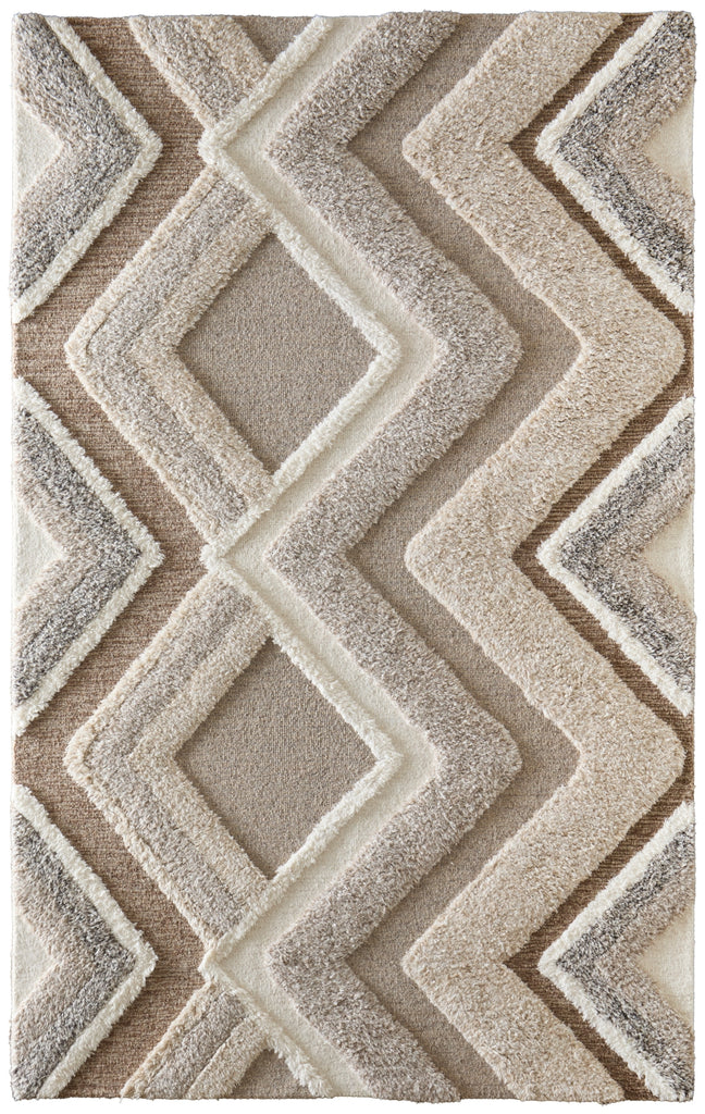 Feizy Anica 8A96F Brown/Gray/Ivory Area Rug main image