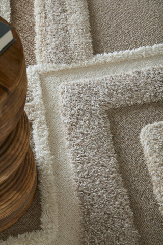 Feizy Anica 8A96F Brown/Gray/Ivory Area Rug Lifestyle Image Feature