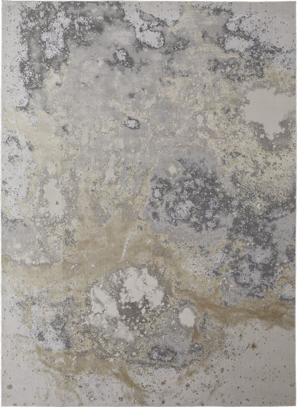 Feizy Astra 39L3F Gray/Gold Area Rug
