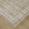 Feizy Augustine 39TUF Tan/Ivory Area Rug Corner Image