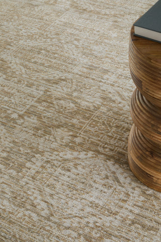 Feizy Augustine 39TUF Tan/Ivory Area Rug Lifestyle Image Feature