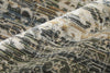 Feizy Augustine 39TUF Black/Ivory/Green Area Rug Detail Image