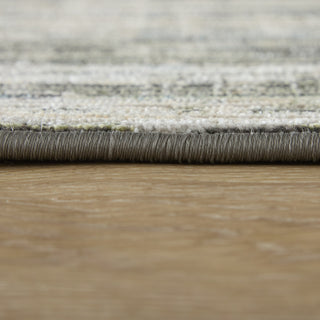 Feizy Augustine 39TUF Black/Ivory/Green Area Rug Pile Image