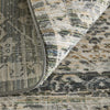 Feizy Augustine 39TUF Black/Ivory/Green Area Rug Rolled Image