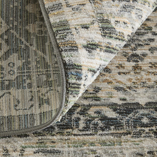 Feizy Augustine 39TUF Black/Ivory/Green Area Rug Rolled Image