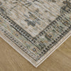 Feizy Augustine 39TVF Tan/Green/Ivory Area Rug Corner Image