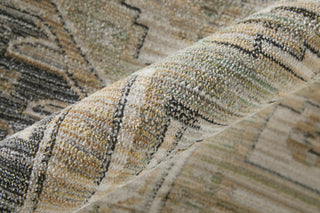 Feizy Augustine 39TVF Tan/Green/Ivory Area Rug Detail Image