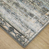 Feizy Augustine 39TWF Green/Ivory/Black Area Rug Corner Image