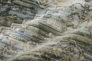 Feizy Augustine 39TWF Green/Ivory/Black Area Rug Detail Image
