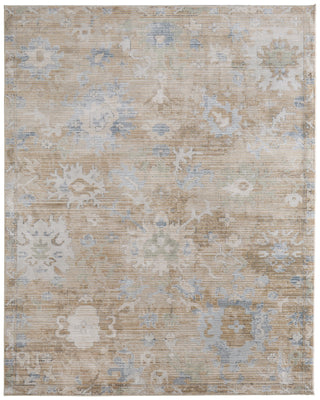 Feizy Augustine 39TXF Tan/Blue/Ivory Area Rug main image