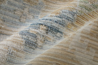 Feizy Augustine 39TXF Tan/Blue/Ivory Area Rug Detail Image