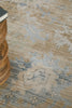 Feizy Augustine 39TXF Tan/Blue/Ivory Area Rug Lifestyle Image Feature