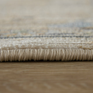Feizy Augustine 39TYF Ivory/Tan/Blue Area Rug Pile Image