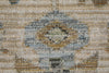 Feizy Augustine 39TYF Ivory/Tan/Blue Area Rug Pattern Image
