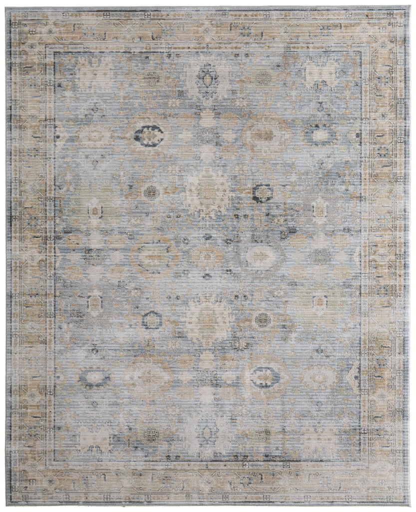 Feizy Augustine 39TZF Blue/Ivory/Tan Area Rug main image