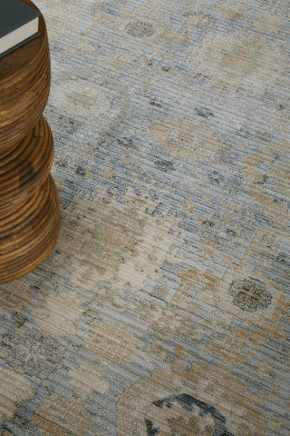 Feizy Augustine 39TZF Blue/Ivory/Tan Area Rug Lifestyle Image Feature