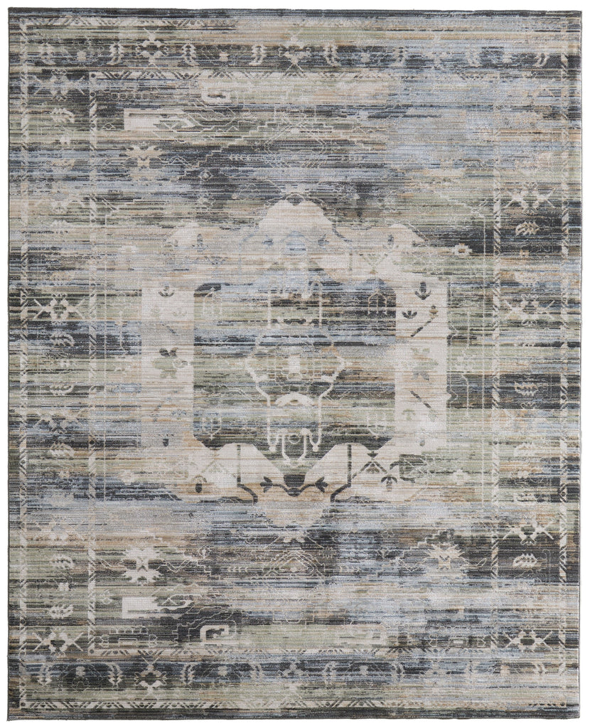 Feizy Augustine 39U0F Green/Blue/Ivory Area Rug main image