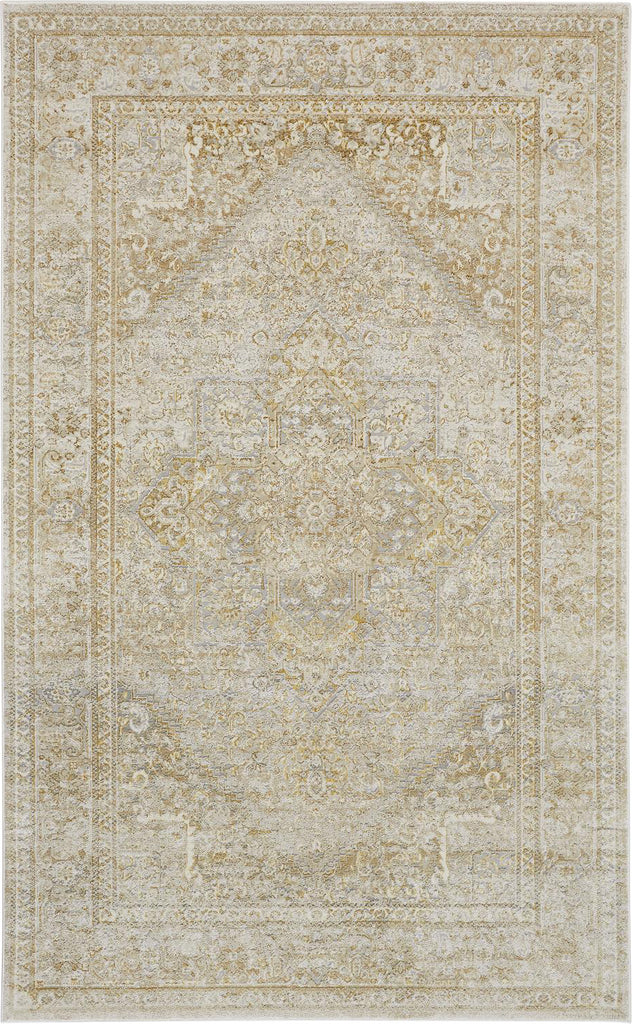 Feizy Aura 3734F Brown/Gold Area Rug