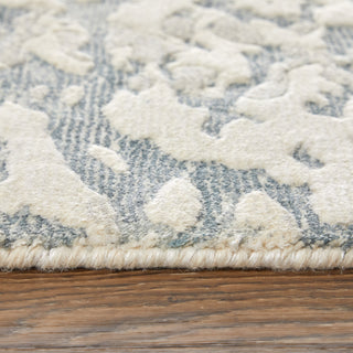 Feizy Braden 8A52F Ivory/Blue/Gray Area Rug Corner Image