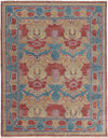 Feizy Beall 6633F Blue/Red Area Rug