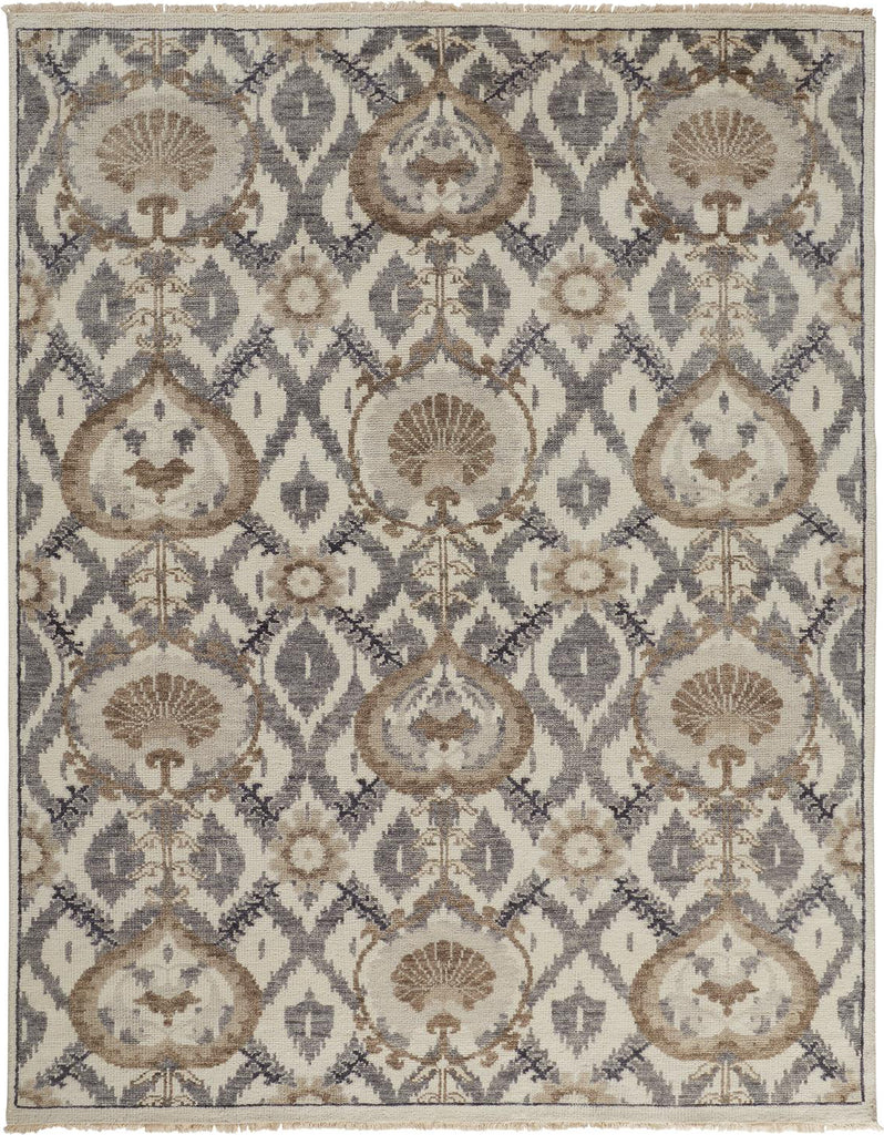 Feizy Beall 6712F Beige/Gray Area Rug