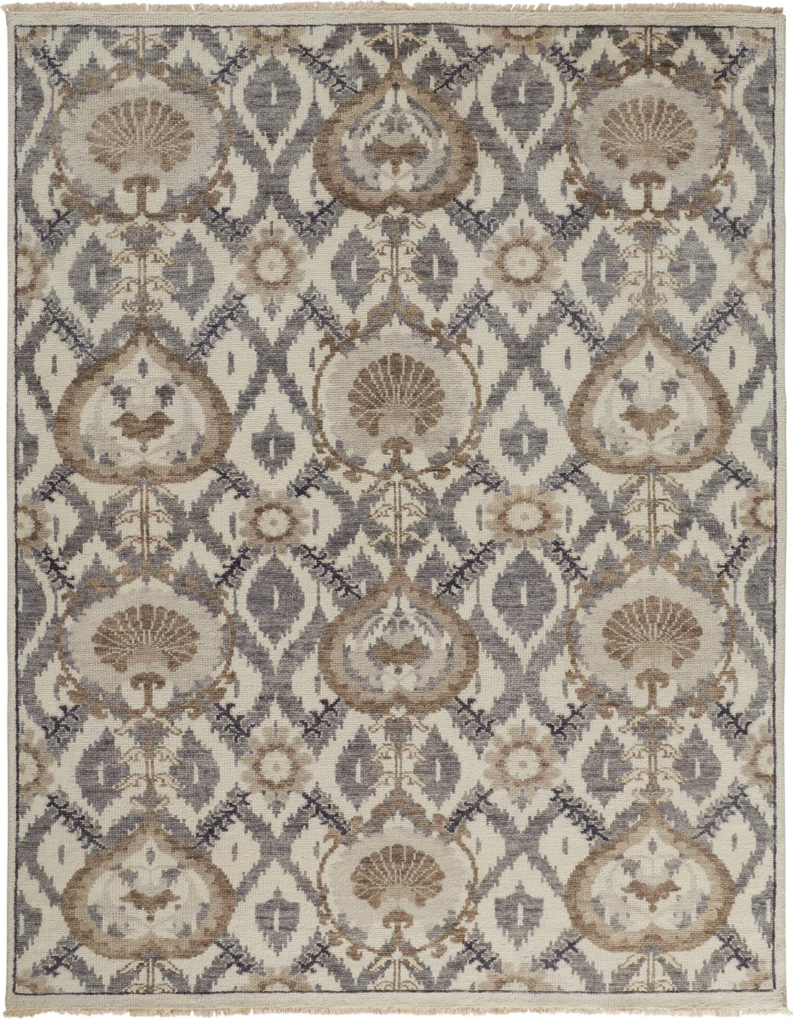 Feizy Beall 6712F Beige/Gray Area Rug