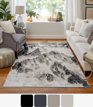 Feizy Jewel 39N2F Silver / Gray Area Rug Color Image