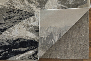 Feizy Jewel 39N2F Silver / Gray Area Rug Corner Image