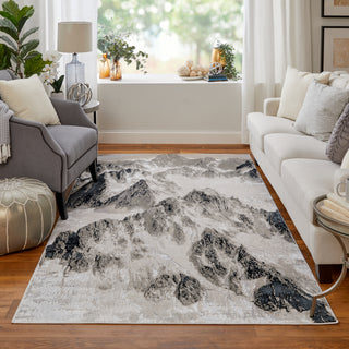Feizy Jewel 39N2F Silver / Gray Area Rug Lifestyle Image Feature
