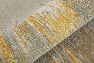 Feizy Jewel 39N4F Gold / Taupe Area Rug Detail Image