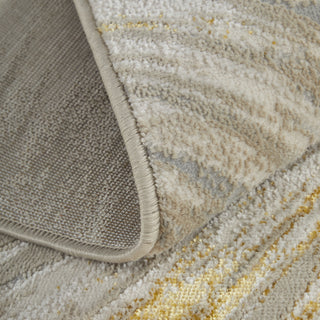 Feizy Jewel 39N4F Gold / Taupe Area Rug Rolled Image