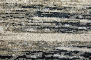 Feizy Jewel 39N7F Gray / Black Area Rug Pattern Image