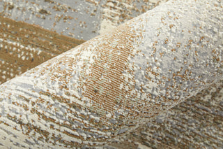 Feizy Mandana 39LYF Brown / Ivory Area Rug Detail Image
