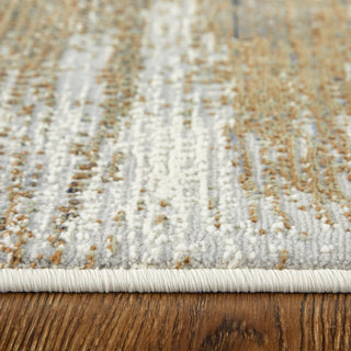 Feizy Mandana 39LYF Brown / Ivory Area Rug Pile Image