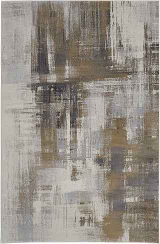 Feizy Mandana 39LYF Brown / Ivory Area Rug main image