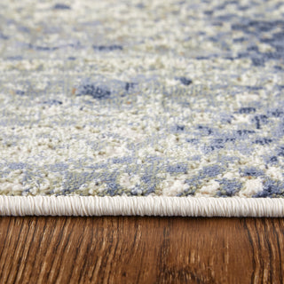 Feizy Mandana 39LZF Ivory / Blue Area Rug Pile Image