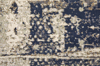 Feizy Mandana 39LZF Ivory / Blue Area Rug Pattern Image