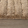 Feizy Cornerstone 8A22F Tan Area Rug Corner Image with Rug Pad