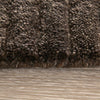Feizy Cornerstone 8A22F Taupe Area Rug Corner Image with Rug Pad