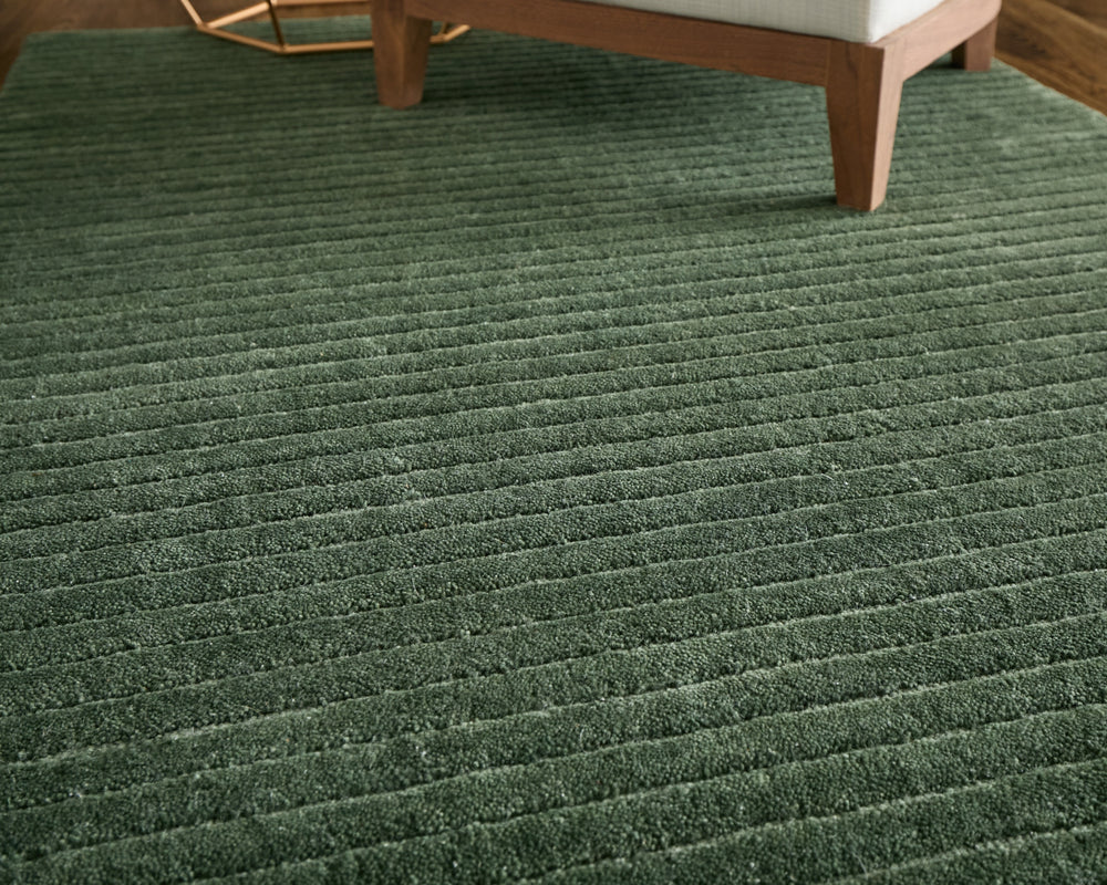 Feizy Cornerstone 8A22F Green Area Rug Lifestyle Image Feature