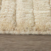 Feizy Cornerstone 8A22F Ivory Area Rug Corner Image with Rug Pad