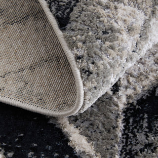 Feizy Jewel 3104F Gray / Silver Area Rug Rolled Image