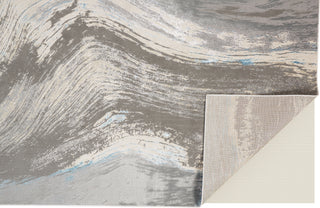 Feizy Jewel 3128F Taupe / Tan Area Rug Corner Image