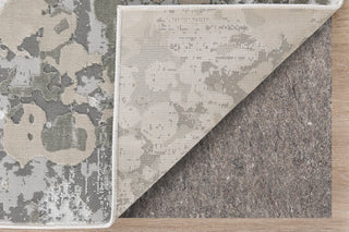 Feizy Jewel 3138F Silver / Gray Area Rug Corner Image