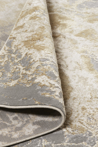 Feizy Jewel 3139F Gold / Gray Area Rug Rolled Image
