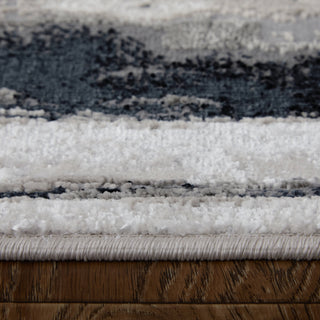 Feizy Jewel 39CJF Silver / Black Area Rug Pile Image