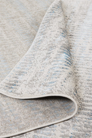 Feizy Jewel 39IXF Gray / Blue Area Rug Rolled Image