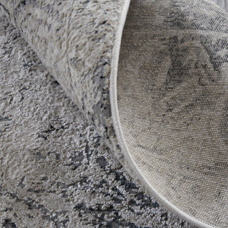 Feizy Jewel 39IYF Ivory / Black Area Rug Rolled Image