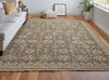 Feizy Corbitt 0610F Brown/Ivory Area Rug Lifestyle Image Feature